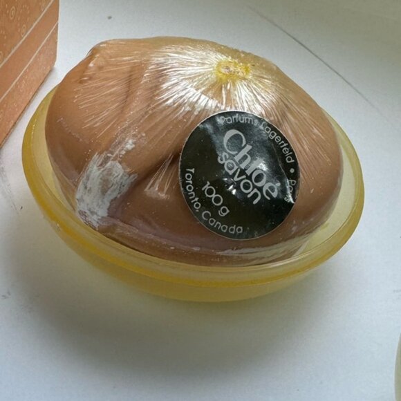 Chloe Vintage NEW 1980s Soap Luxury Case Soap Dish Sealed 3.5oz 100g Parfums - Picture 3 of 16